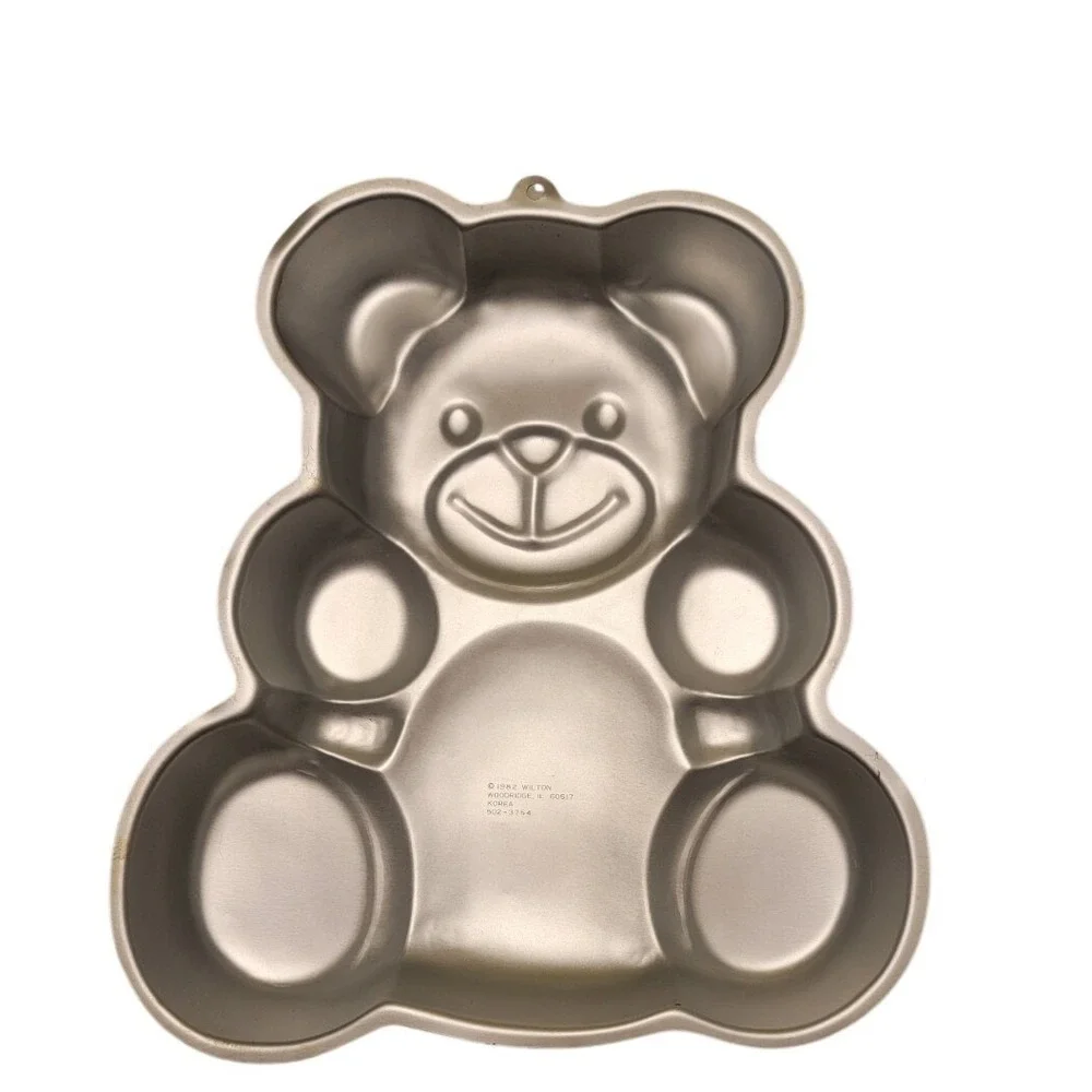 Wilton Metal Teddy Bear 1982 Cake Pan‎ Baking Mold 2105 776